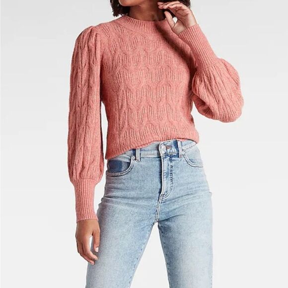 Express Mock Neck Sweater - Picture 4 of 7